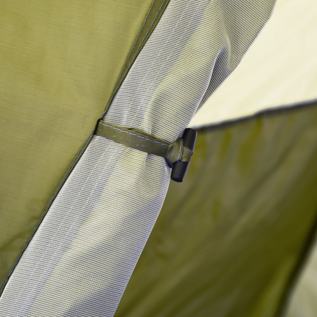 Pop-Up Camping Tent 2-3 Person 240x210x140 cm Green